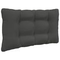vidaXL Vankúš na vonkajšiu pohovku Polyester Antracitová 80 x 68,5 cm