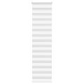 vidaXL Zebra roleta biela 60x200 cm šírka látky 55,9 cm polyester