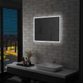 vidaXL Kúpeľňové nástenné zrkadlo s LED osvetlením 80x60 cm
