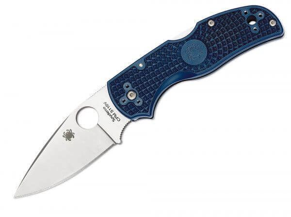 Spyderco C41PDBL5 Native 5 Lightweight vreckový nôž 7,5 cm, Satin, tmavo modrá, FRN