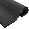 vidaXL Rohož Iný Antracitová a čierna 120 x 250 cm Polyamid a PVC
