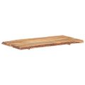 vidaXL Stolová doska, akáciový masív 118x(50-60)x3,8 cm