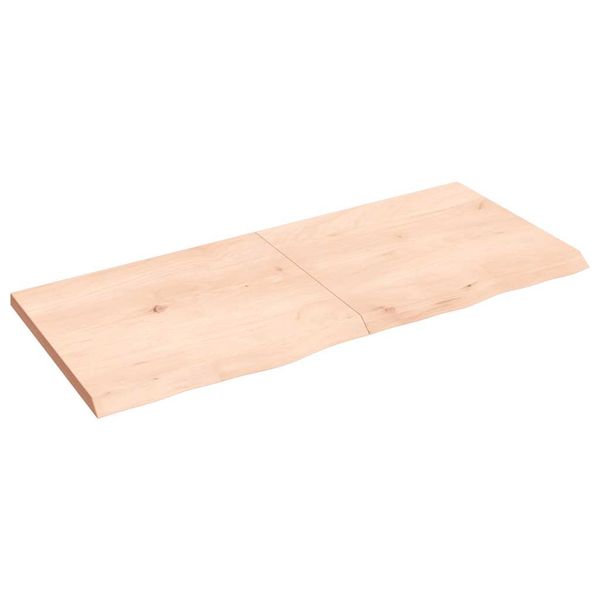 vidaXL Stolová doska 140x60x(2-4) cm neošetrený dubový masív