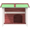 vidaXL Koterec pre psa mocha káva 96x87x80,5 cm borovicový masív