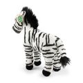 Plyšová zebra stojaca 30 cm ECO-FRIENDLY