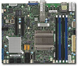 X10SDV ATX Xeon D-1518(35W,4c@2,2GHz, pas.), 2PCI-E8,2×10GbE(SFP+)&2GbE,4DDR4, 16SAS2, 4sATA,M.2, IPMI~