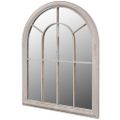 vidaXL Rustikálne záhradné zrkadlo 69x89 cm, do interiéru a exteriéru