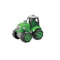 Skrutkovací traktor  s vlečkou