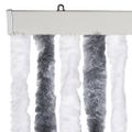 vidaXL Záves proti hmyzu, sivý a biely 90x220 cm, ženilka