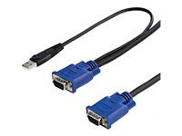 3m 2-v-1 Ultra Tenký USB KVM kábel - SVECONUS10