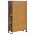 vidaXL Servírovacia skriňa Dymová dub 81 x 36 x 150.5 cm