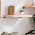 vidaXL Nástenná polica 60x50x(2-6) cm neošetrený dubový masív