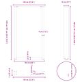 vidaXL Nohy barového stola v tvare U, 2 ks, prírodná oceľ, 60 x (100-101) cm, oceľ