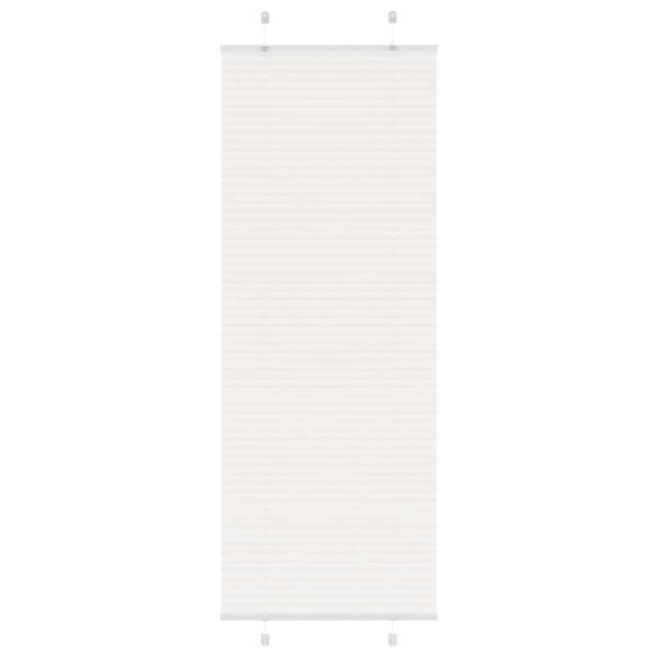 vidaXL plisovaná roleta biela 70x200 cm šírka látky 69,4 cm
