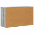 vidaXL Servírovacia skriňa ELST Sivý Sonoma 100 x 35 x 59 cm