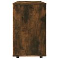 vidaXL Bočný stolík údený dub 70x35x60,5 cm spracované drevo