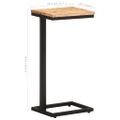 vidaXL Príručné stolíky 2 ks 31,5x24,5x64,5 cm, akáciový masív