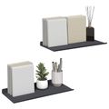 vidaXL Závesná polica 2 ks Antracit 40 x 18 x 2,5 cm Oceľ