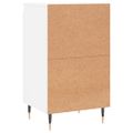 vidaXL Komoda biela 40x35x70 cm kompozitné drevo