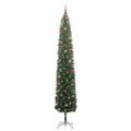 vidaXL Umelý vianočný stromček Zelená 300 cm PVC, oceľ a plast