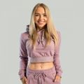 Dámska mikina Essential Cropped Hoodie Mauve - STRIX, veľkosť M, veľkosť oblečenia M, 95.2 % cotton, 4.8 % elastane