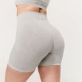 Dámske bezšvové šortky Lift Grey - GymBeam, veľkosť S