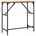 vidaXL Konzolový stolík dub sonoma 75x32x75 cm kompozitné drevo