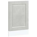 vidaXL Panel umývačky riadu Porto betónovo sivé 45x1,5x57 cm kompozitné drevo
