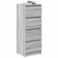 vidaXL Komoda sivý dub sonoma 37,5x35x99 cm spracované drevo