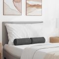 vidaXL Podložkové vankúše 2 pcs Tmavo šedá Ø 15 x 40 cm