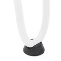 vidaXL Nohy do vlasov pre konferenčný stolík 4 ks, biele 20 cm, masívna oceľ