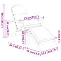 vidaXL 3-dielna záhradná sedacia súprava Adirondack akáciový masív