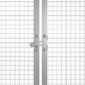 vidaXL Klietka pre kurčatá sivá 200x91x100 cm pozinkovaná oceľ