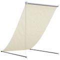 vidaXL Zaťahovacia markíza krémová 150x150 cm látka a oceľ