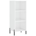 vidaXL Vysoká skrinka biela 34,5x34x180 cm spracované drevo