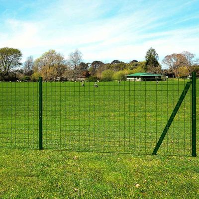 vidaXL Euro plot, oceľ 10x1,7 m, zelený