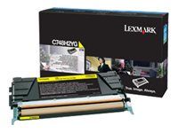 Vysoká výťažnosť - žltá - originálna - kazeta s farbivom LCCP, LRP - pre Lexmark C748de, C748dte, C748e, CS748de