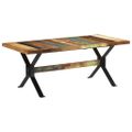 vidaXL Jedálenský stôl 180x90x73 cm recyklovaný masív