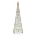 vidaXL LED vianočný stromček 1534 LED farebné 500 cm