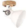vidaXL Industriálne nástenné / stropné lampy 2 ks biele 20x25 cm E27