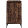 vidaXL Nočné stolíky 2 ks dymový dub 40x35x70 cm spracované drevo