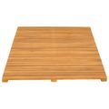 vidaXL Kúpeľňová predložka Hnedá 100 x 55 cm Pevné akáciové drevo