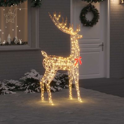 vidaXL 3D sob 250 LED Teplá biela 96 x 40 x 180 cm PET