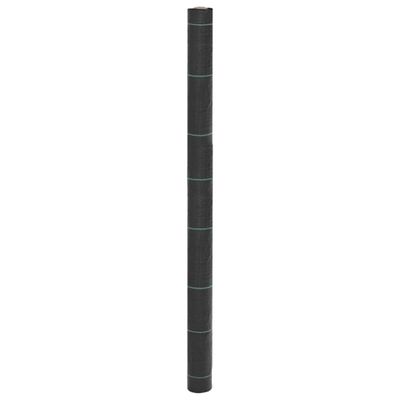 vidaXL Membrána proti burine čierna 1,5x5 m PP