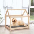 vidaXL Posteľ pre psa 81x60x70 cm borovicový masív