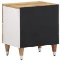 vidaXL Nočné skrinky 2 ks 40x33,5x46 cm Masívne drevo Mango