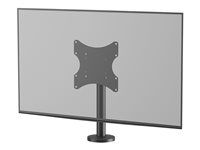 Stojan - s nohami na skrutky - na televízor - oceľ - čierna - veľkosť obrazovky: 23"-43" - upevniteľné na stôl