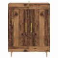 vidaXL Servírovacia skriňa Staré drevo 69,5 x 34 x 90 cm