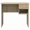 vidaXL Stôl Sonoma dub 90 x 49 x 75 cm Kompozitné drevo