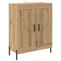 vidaXL Highboard Remeselný dub 69,5 x 32,5 x 180 cm Kompozitné drevo